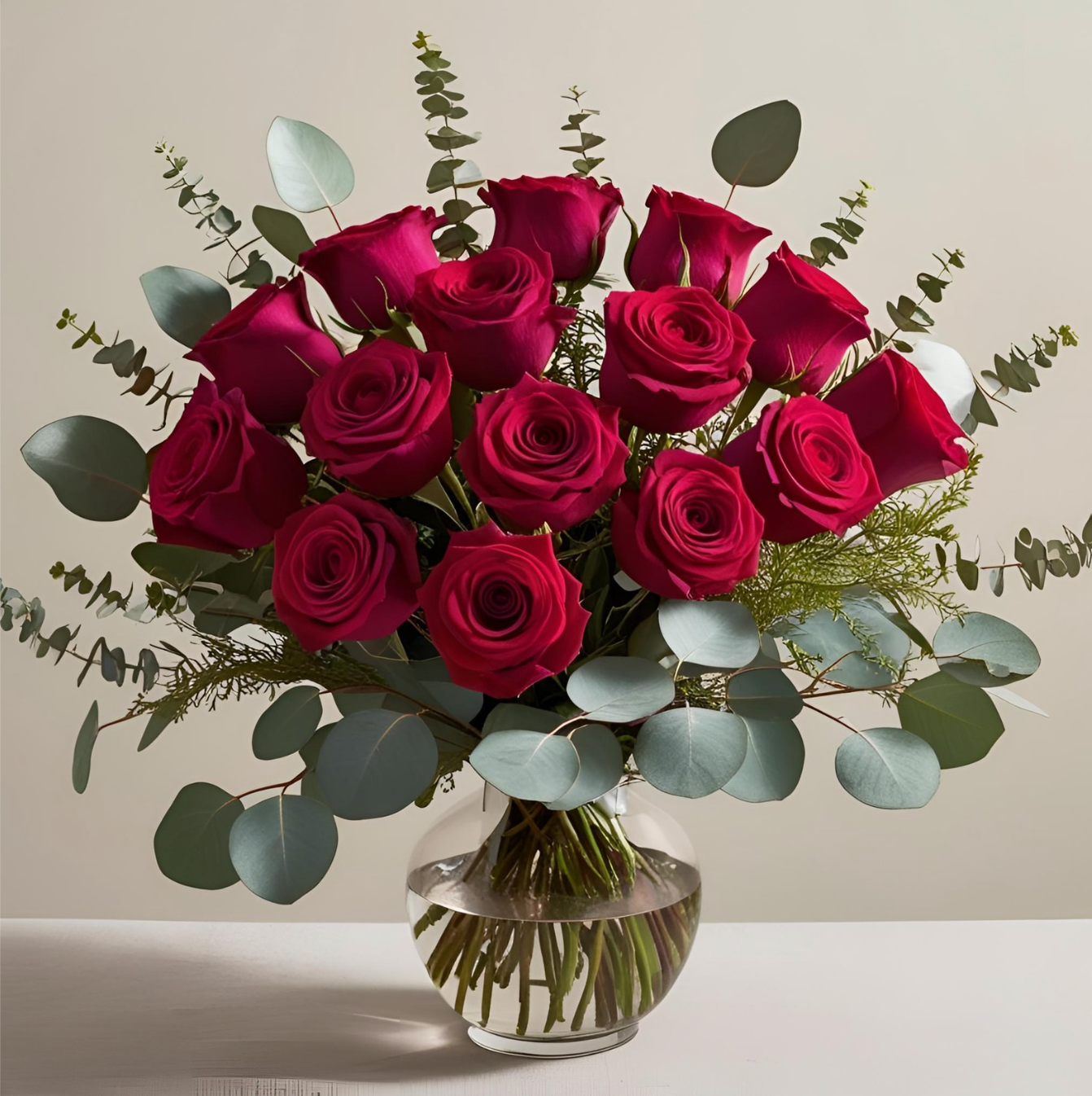 ARREGLO ROSA CLASICO